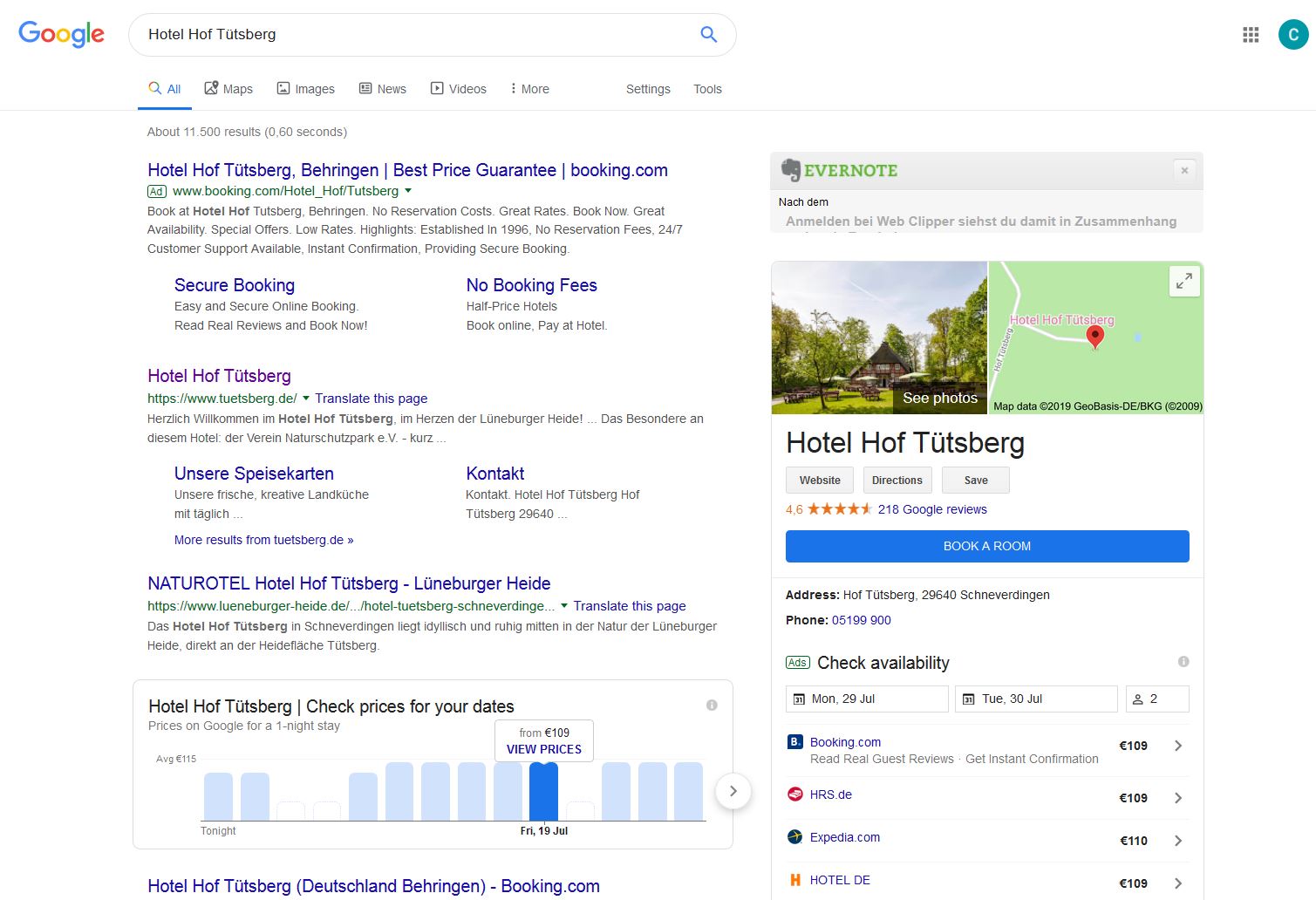 Google_Hotel Hof Tütsberg_cultbooking