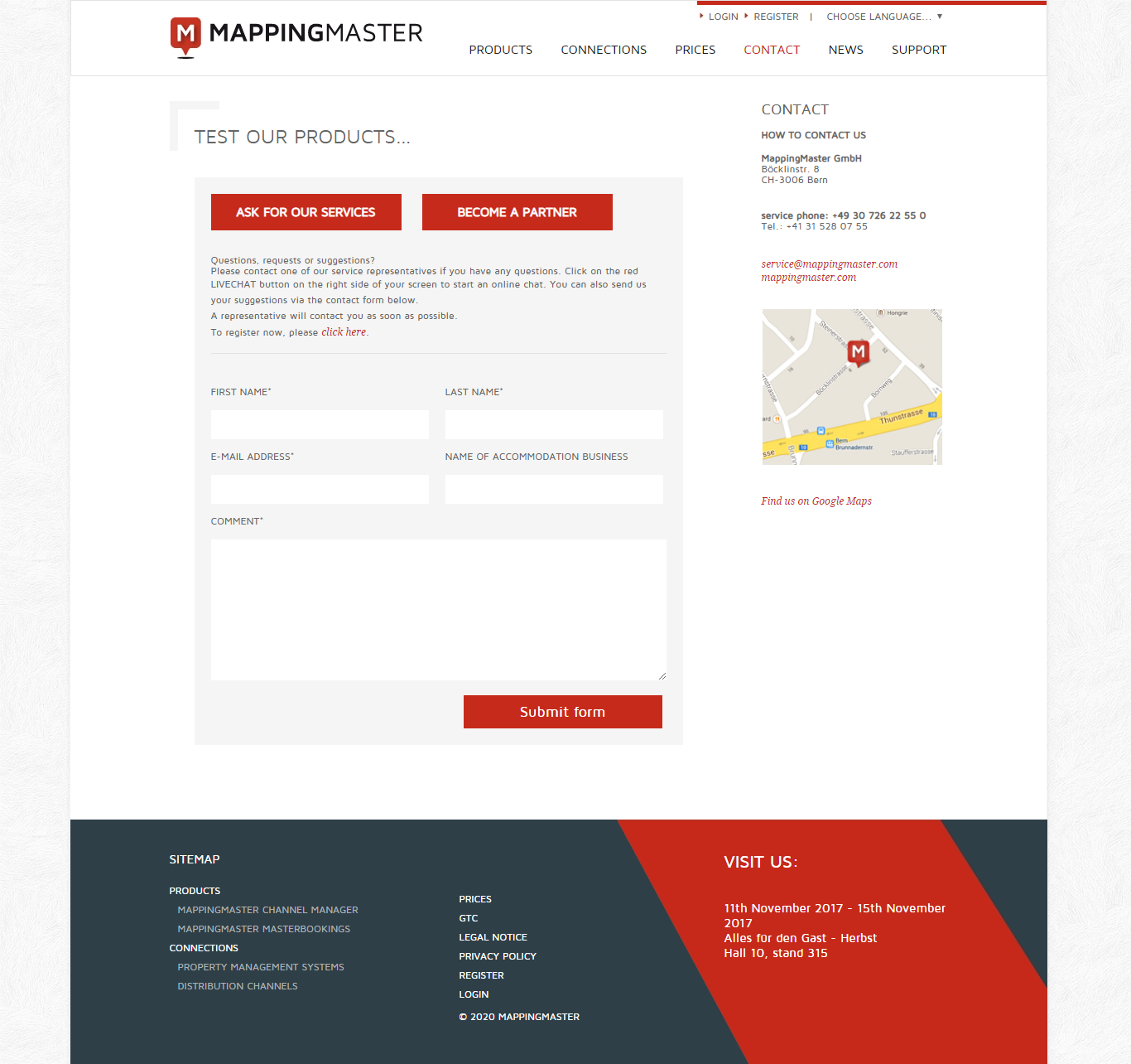 contact mappingmaster