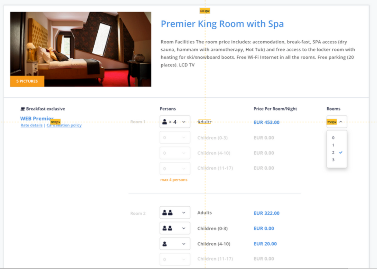 children prices - cultbooking - best hotel booking engine