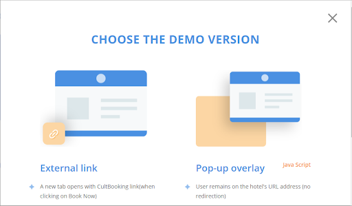 free demo cultbooking try hotel booking engines