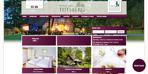 cultbooking _ hotel booking engine -  home tuts berg