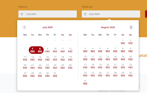 booking calendar - smart - cultbooking