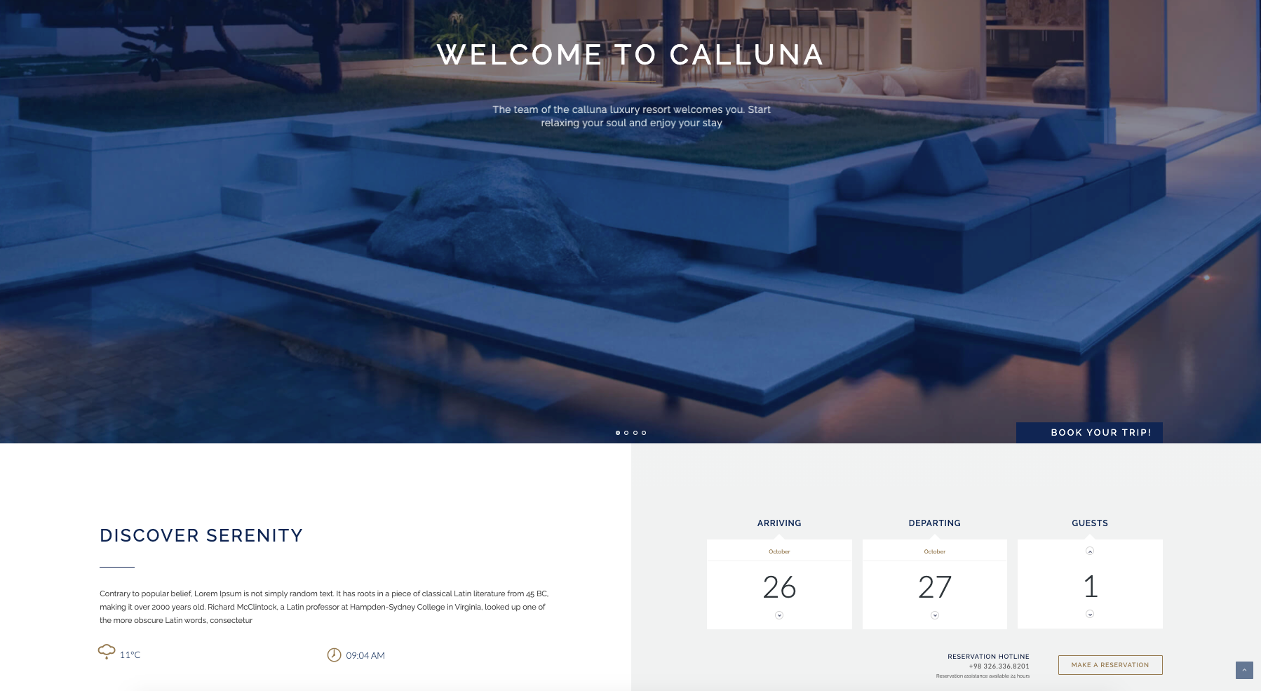 calluna hotel template